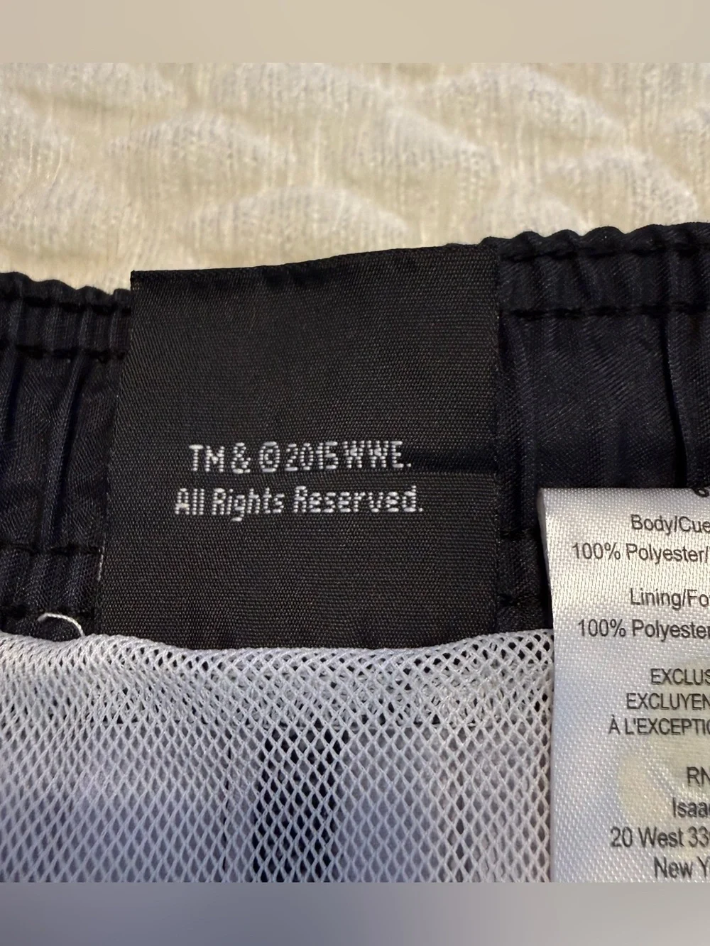 New Old Stock 2015 WWE Swim Trunks UV 50 John Cena Randy Orton Shamus Kids 6/7